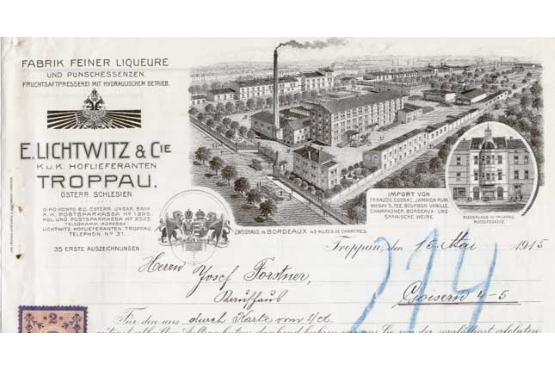 Old Liquors, E. Lichtwitz, fabric